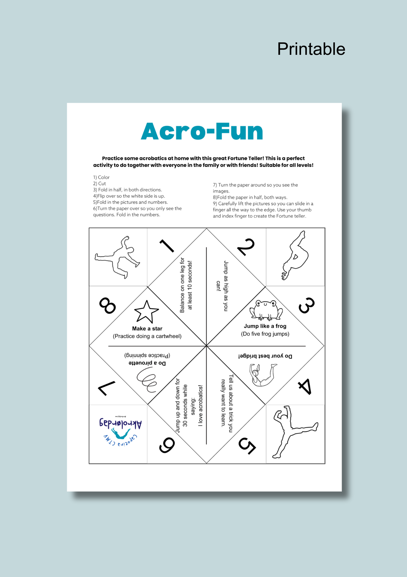 Acro-Fun Activity